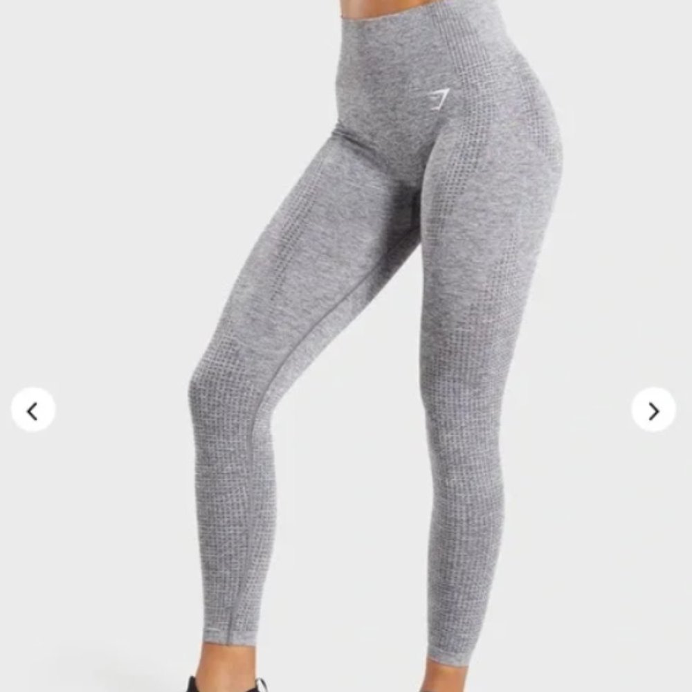Gymshark Vital Seamless Leggings - Smokey Grey Marl